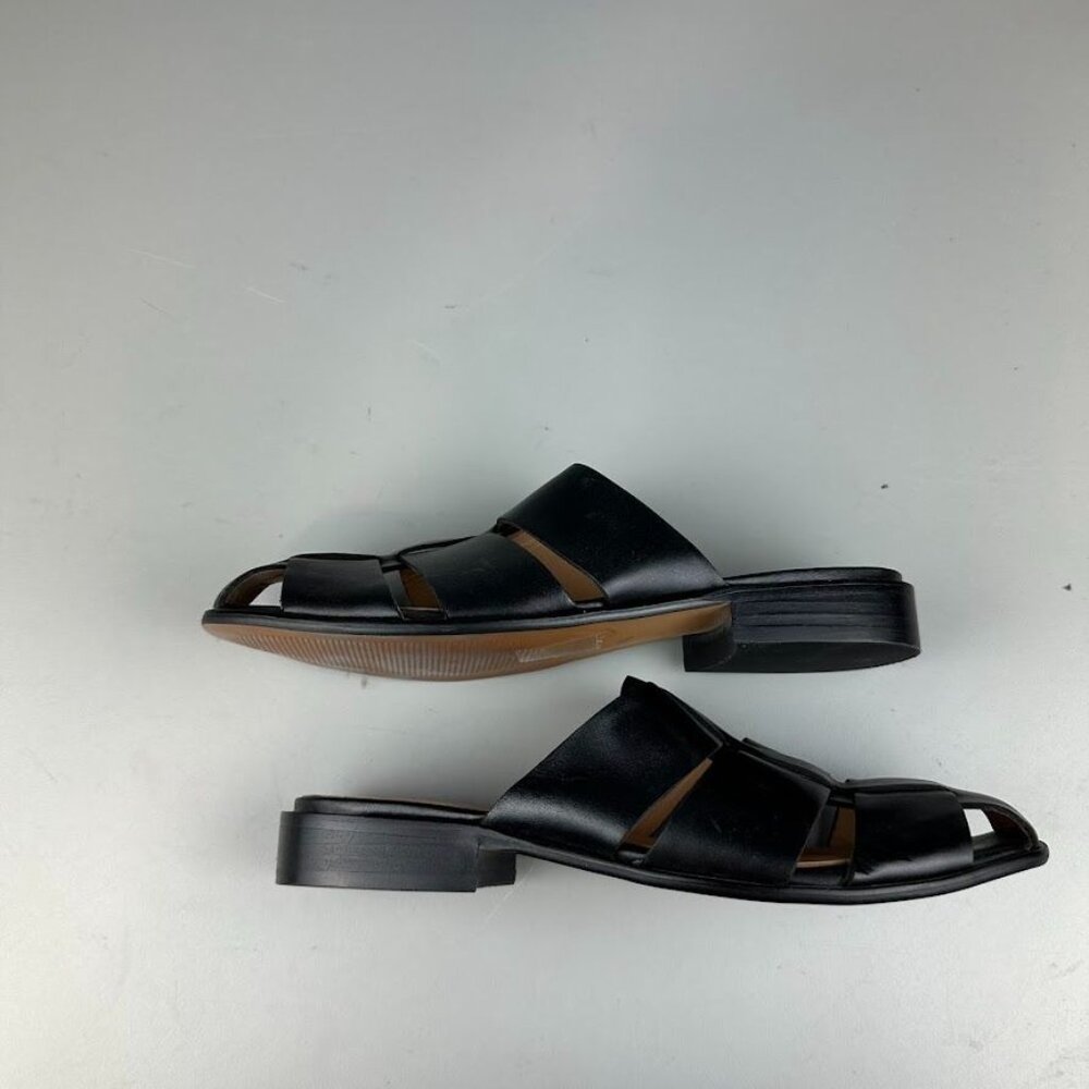 Madewell The Dixson Fisherman Mule in True Black - Picture 6 of 9